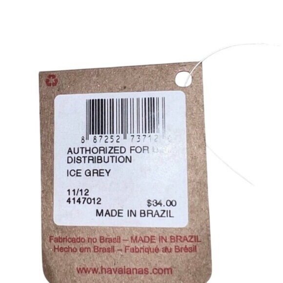 Marvel Iron Man Comic Havaianas Flip Flops Men’s Size 11/12 Summer And Vacation - Picture 7 of 7